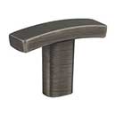 Brushed Pewter Finish - Thatcher Series - Elements Decorative Cabinet & Drawer Hardware Collection