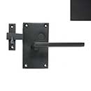 Forever Hardware [F1-400-00-BAR-LH] Solid Bronze Gate Case Latch - Square Plate - Left Hand - 5&quot; H x 2 3/4&quot; W