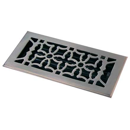 HRV Industries [02-610-C] Brass Decorative Floor Register Vent Cover - Oriental - 6&quot; x 10&quot;