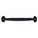 Hammered Hinges [306.09] Wrought Iron Cabinet &amp; Drawer Pull - Bean Ends - 8&quot; Centers - 9&quot; Long