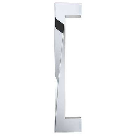 Hapny Home [TW1019-PC] Solid Brass Appliance Pull Handle - Twist Series - Polished Chrome Finish - 12&quot; C/C - 12 13/16&quot; L