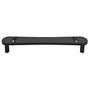 Hapny Home [H558-MB] Solid Brass Cabinet Pull Handle - Horizon Series - Oversized - Matte Black Finish - 6" C/C - 6 9/16" L