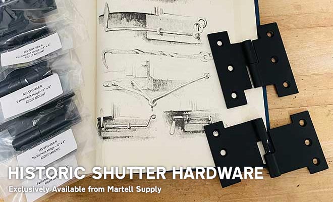 Martell Supply Shutter Hardware