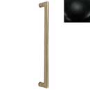 Hardware International [05-118-BL-A] Solid Brass Appliance/Door Pull Handle - Mission Series - Flat Black Finish - 18&quot; C/C - 18 7/8&quot; L