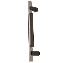 Hardware International [01-212-EP] Solid Bronze Appliance/Door Pull Handle - Edge Series - Espresso / Platinum Finish - 12&quot; C/C - 14 3/8&quot; L