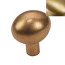 Hardware International [07-502-SB] Solid Brass Cabinet Knob - Renaissance Series - Satin Brass Finish - 1 1/4&quot; L