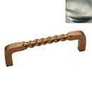 Hardware International [09-105-SN] Solid Brass Cabinet Pull Handle - Oversized - Mission Series - Satin Nickel Finish - 5&quot; C/C - 5 3/8&quot; L