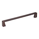 Jeffrey Alexander [177-192DBAC] Die Cast Zinc Cabinet Pull Handle - Oversized - Boswell Series - Brushed Oil Rubbed Bronze Finish - 192mm C/C - 8 1/16&quot; L