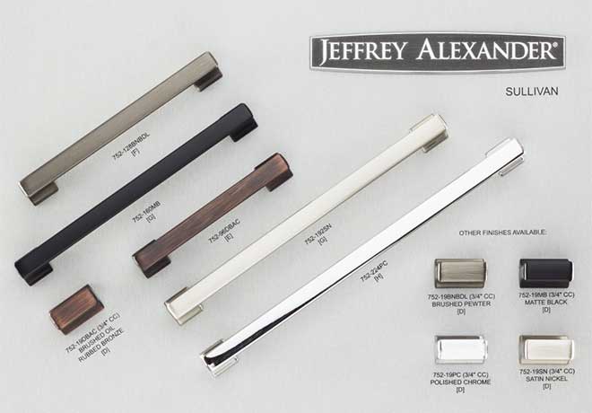 Jeffrey Alexander Sullivan Cabinet Hardware Collection