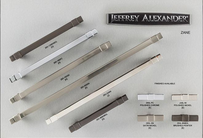 Jeffrey Alexander Zane Cabinet Hardware Collection