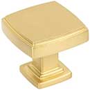 Brushed Gold Finish - Renzo Series Cabinet & Drawer Hardware Collection - Jeffrey Aleander Decorative Hardware