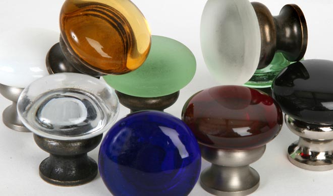 Mushroom Glass Knob Series