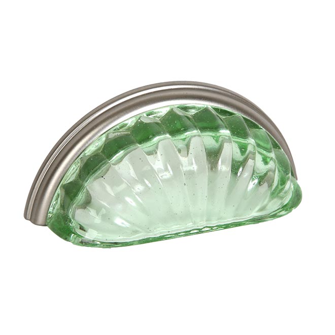 Lew's Hardware [42101] Glass Cup Pull Melon Transparent