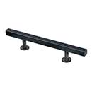 Lew's Hardware [61-103] Solid Brass Cabinet Pull Handle - Square Bar Series - Standard Size - Oil Rubbed Bronze Finish - 3" & 96mm C/C - 7" L