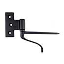 Martell Supply [WPC-35-19] Solid Brass Shutter Wire Pintle &amp; T-Hinge Set - Flat Black Finish - 3 1/2&quot; Standoff
