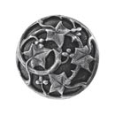 Notting Hill [NHK-105-AP] Solid Pewter Cabinet Knob - Ivy w/ Berries - Antique Pewter Finish - 1 1/8" Dia.