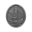 Notting Hill [NHK-142-AP] Solid Pewter Cabinet Knob - Guiding Lighthouse - Antique Pewter Finish - 1 1/4&quot; W