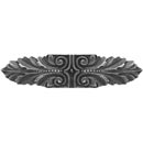 Notting Hill [NHP-625-AP] Solid Pewter Cabinet Pull Handle - Opulent Scroll - Antique Pewter Finish - 3&quot; C/C - 3 3/4&quot; L