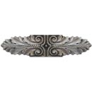 Notting Hill [NHP-625-SN] Solid Pewter Cabinet Pull Handle - Opulent Scroll - Satin Nickel Finish - 3 3/4&quot; L