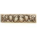 Notting Hill [NHP-651-AB] Solid Pewter Cabinet Pull Handle - Autumn Squash - Antique Brass Finish - 3" C/C - 4 7/8" L