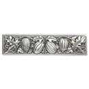 Notting Hill [NHP-651-BP] Solid Pewter Cabinet Pull Handle - Autumn Squash - Brilliant Pewter Finish - 3&quot; C/C - 4 7/8&quot; L