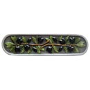 Notting Hill [NHP-669-PHT] Solid Pewter Cabinet Pull Handle - Olive Branch - Hand-Tinted Antique Pewter Finish - 3" C/C - 4" L