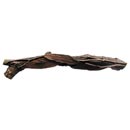 Notting Hill [NHP-672-AC-L] Solid Pewter Cabinet Pull Handle - Leafy Branch - Left Side - Antique Copper Finish - 5&quot; L