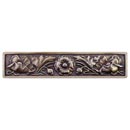 Notting Hill [NHP-675-AB] Solid Pewter Cabinet Pull Handle - Poppy - Antique Brass Finish - 3&quot; C/C - 4 7/8&quot; L