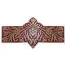 Notting Hill [NHP-678-AB-A] Solid Pewter Cabinet Pull Handle - Dianthus - Cayenne - Antique Brass Finish - 3" C/C - 4 3/8" L