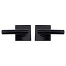Outerpull [OPL-200] Exterior Gate Lever Pull - Double Dummy Dyno - Black Finish - 3 1/4" Sq.