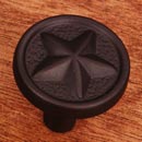 RK International [CK-209-RB] Solid Brass Cabinet Knob - Rugged Texas Star - Oil Rubbed Bronze Finish - 1 1/4&quot; Dia.