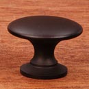 RK International [CK-3214-RB] Solid Brass Cabinet Knob - Flat Face - Oil Rubbed Bronze Finish - 1 1/4&quot; Dia.