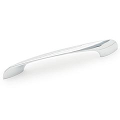 RK International [CP-557-PC] Die Cast Zinc Cabinet Pull Handle - Modern Curve Pull - Oversized - Polished Chrome Finish - 128mm C/C - 6 3/32&quot; L