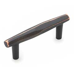 RK International [CP-825-VB] Solid Brass Cabinet Pull Handle - Gibraltar Series - Standard Size - Valencia Bronze Finish - 3&quot; C/C - 4 3/16&quot; L