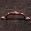 RK International [CP-25-DC] Solid Brass Cabinet Pull Handle - Beauty - Standard Size - Distressed Copper Finish - 3" C/C - 4" L