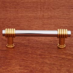 rk international cp 37 cb solid brass cabinet pull handle large