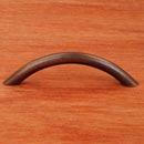 RK International [CP-3716-AE] Solid Brass Cabinet Pull Handle - Half Moon - Standard Size - Antique English Finish - 3 1/2" C/C - 4 1/4" L