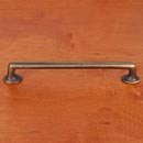 RK International [CP-811-AE] Solid Brass Cabinet Pull Handle - Distressed Rustic - Oversized - Antique English Finish - 8" C/C - 9 1/8" L