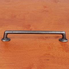 RK International [CP-811-DN] Solid Brass Cabinet Pull Handle - Distressed Rustic - Oversized - Distressed Nickel Finish - 8&quot; C/C - 9 1/8&quot; L
