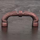 RK International [CP-862-DC] Solid Brass Cabinet Pull Handle - Bow w/ Petal Ends - Standard Size - Distressed Copper Finish - 3" C/C - 3 5/8" L