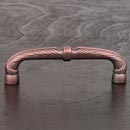 RK International [CP-863-DC] Solid Brass Cabinet Pull Handle - Bow w/ Petal Ends - Oversized - Distressed Copper Finish - 5&quot; C/C - 5 5/8&quot; L