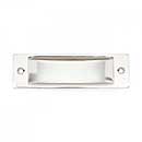 RK International [CF-5631-PN] Solid Brass Cabinet Flush Pull - Thin Rectangle - Polished Nickel Finish - 4 1/2&quot; L - 3/8&quot; Recess