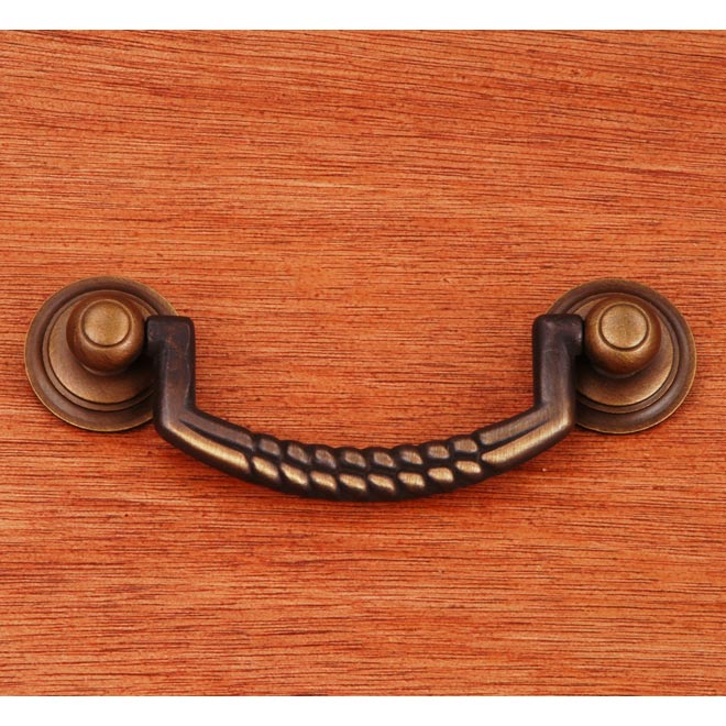 RK International [CP3708AE] Solid Brass Bail Pull Split