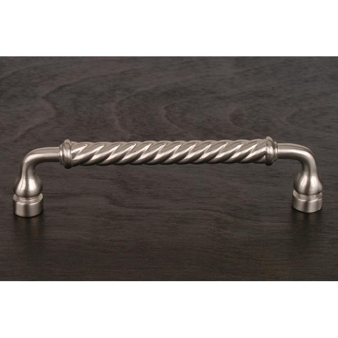 RK International [CP801P] Solid Brass Pull Handle Twisted