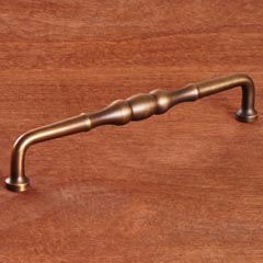 RK International [PH-4701-AE] Solid Brass Appliance/Door Pull Handle - Beaded Middle - Antique English Finish - 12&quot; C/C - 13&quot; L