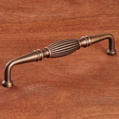 RK International [PH-4718-AE] Solid Brass Appliance/Door Pull Handle - Indian Drum - Antique English Finish - 12&quot; C/C - 13&quot; L
