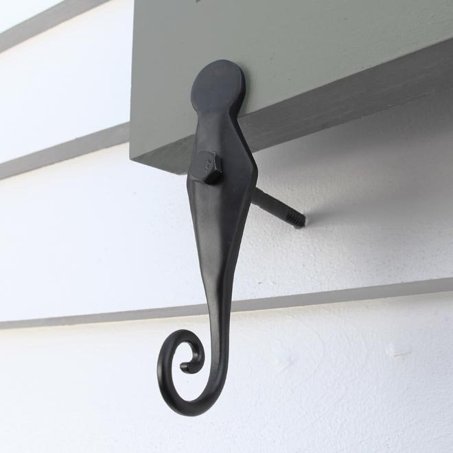 Seaside Shutters [S711019] Cast Brass Shutter Dog English Rat Tail