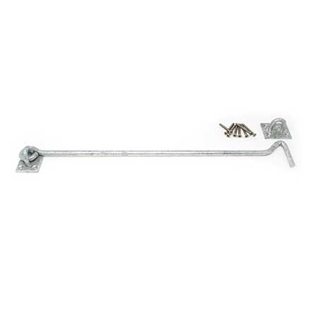 Snug Cottage [4270-242] Forged Steel Exterior Gate Cabin Hook - Signature - Hot Dipped Galvanized Finish - 24&quot; L