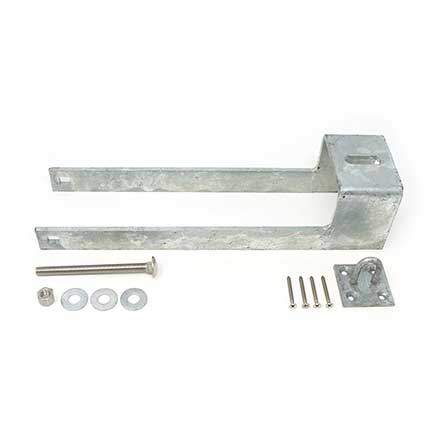 Snug Cottage [4200-032] Steel Heavy Duty Exterior Gate Latch - Throw Over Loop - Hot Dipped Galvanized Finish - 3&quot; W