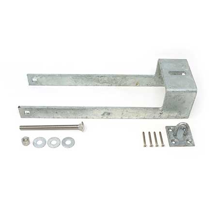 Snug Cottage [4200-0352] Steel Heavy Duty Exterior Gate Latch - Throw Over Loop - Hot Dipped Galvanized Finish - 3 1/2&quot; W